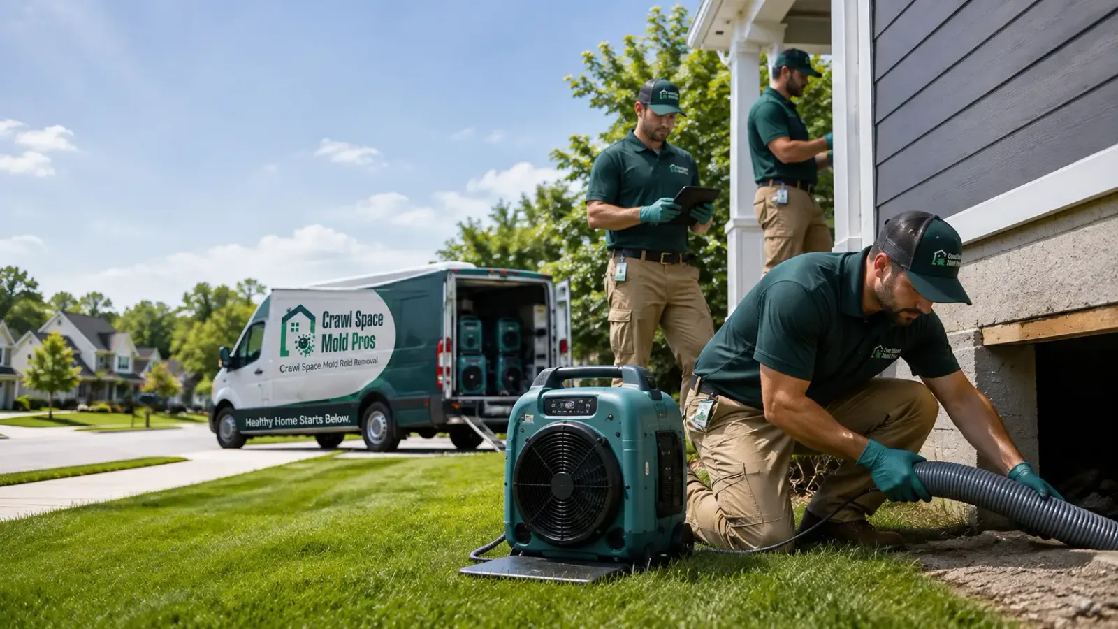 Crawl Space Mold Removal in Martinsburg, OH